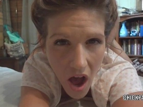 Blonde MILF Jolene experiences intense hardcore sex in this POV video
