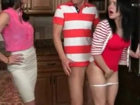 Kendra Lust's steamy threesome with Katie Stives and her lover