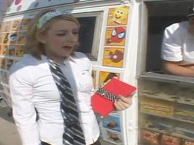 Vanilla and chocolate fantasies come true in the ice cream truck