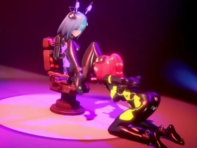 Latex and rubber clad beauties explore their kinky desires with machines
