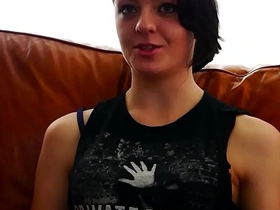 Bex, the 18-year-old slut from Bristol, in a fetish-filled BDSM movie