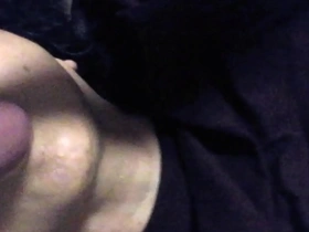Amateur housewife gets toyed by her lucky friend's absence