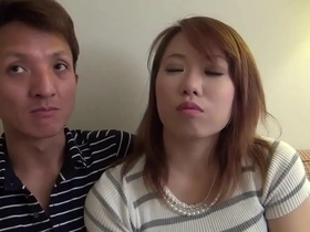 Japanese couple gets caught up in steamy street corner sex session